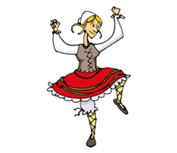 Party characters sticker #8560452