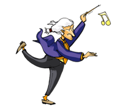 Party characters sticker #8560453