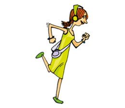 Party characters sticker #8560454