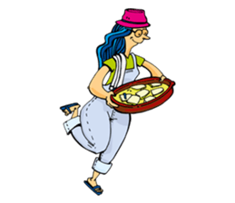 Party characters sticker #8560462