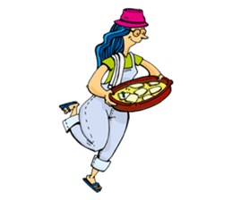 Party characters sticker #8560462