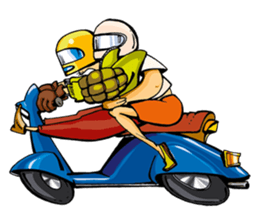 Party characters sticker #8560464