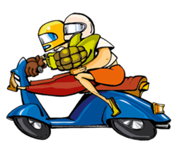 Party characters sticker #8560464