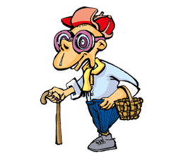 Party characters sticker #8560480