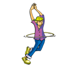 Party characters sticker #8560484