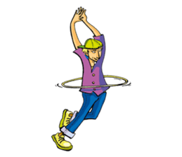 Party characters sticker #8560484