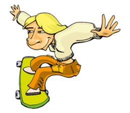 Party characters sticker #8560485