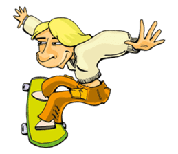 Party characters sticker #8560485