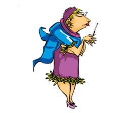 Party characters sticker #8560486