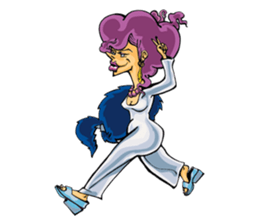 Party characters sticker #8560487