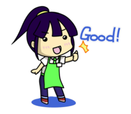 Waku Waku Work Girl (Renewal Version) sticker #8561612