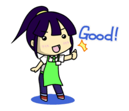Waku Waku Work Girl (Renewal Version) sticker #8561612