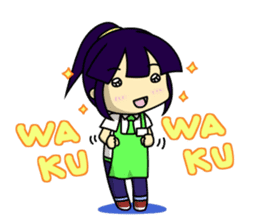 Waku Waku Work Girl (Renewal Version) sticker #8561622