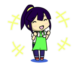 Waku Waku Work Girl (Renewal Version) sticker #8561623