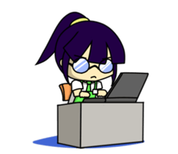 Waku Waku Work Girl (Renewal Version) sticker #8561627