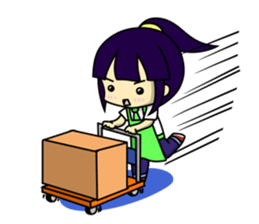 Waku Waku Work Girl (Renewal Version) sticker #8561631