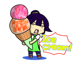 Waku Waku Work Girl (Renewal Version) sticker #8561641