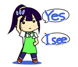 Waku Waku Work Girl (Renewal Version) sticker #8561642