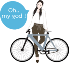 MAYMAYA & Bike sticker #8561725