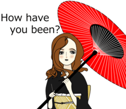 Good evening,Ms.YORUKO No. 3(English) sticker #8561732