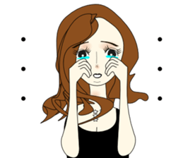 Good evening,Ms.YORUKO No. 3(English) sticker #8561733