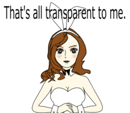 Good evening,Ms.YORUKO No. 3(English) sticker #8561736