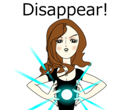 Good evening,Ms.YORUKO No. 3(English) sticker #8561746