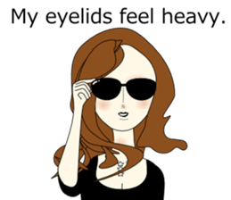 Good evening,Ms.YORUKO No. 3(English) sticker #8561749