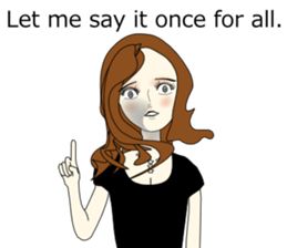 Good evening,Ms.YORUKO No. 3(English) sticker #8561753