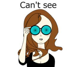 Good evening,Ms.YORUKO No. 3(English) sticker #8561758