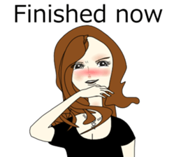 Good evening,Ms.YORUKO No. 3(English) sticker #8561762