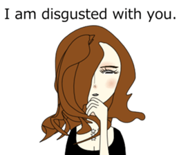 Good evening,Ms.YORUKO No. 3(English) sticker #8561764