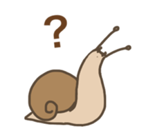 Nonchalant snails sticker #8561851