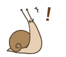 Nonchalant snails sticker #8561852