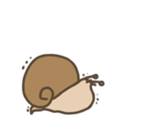 Nonchalant snails sticker #8561855