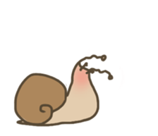 Nonchalant snails sticker #8561864