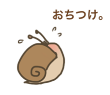 Nonchalant snails sticker #8561865