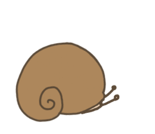 Nonchalant snails sticker #8561882
