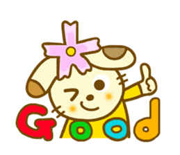 Winter Cosmos dog sticker #8562105