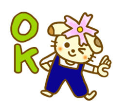 Winter Cosmos dog sticker #8562108