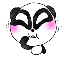 a panda with love 3 sticker #8562416