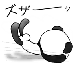 a panda with love 3 sticker #8562417