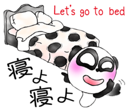 a panda with love 3 sticker #8562424