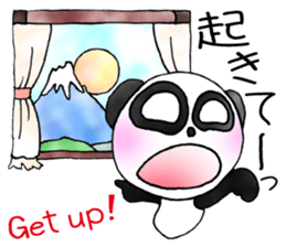 a panda with love 3 sticker #8562425