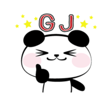 Panda speak about net terminology sticker #8562379