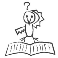 PENCIL SKETCH BIRD sticker #8562651