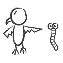 PENCIL SKETCH BIRD sticker #8562672
