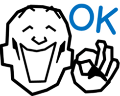 Surreal grandpa sticker #8563300