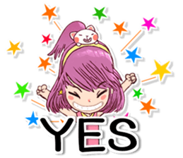 Pretty Rice : Power up sticker #8563642