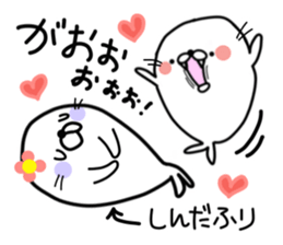 Loving seals 2 sticker #8563955
